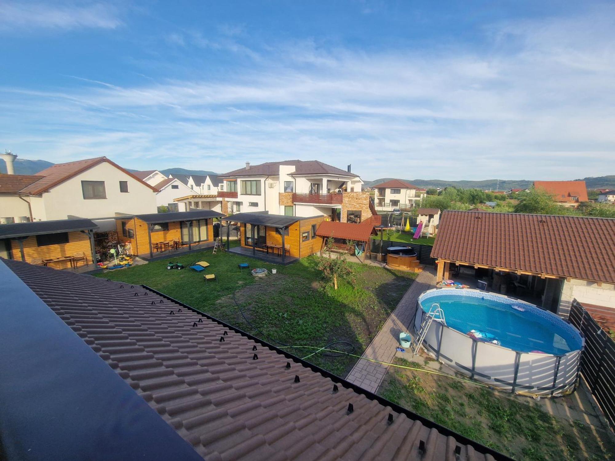 Casa Sincu Bed & Breakfast Cristian  Bagian luar foto